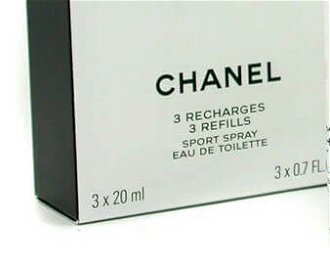 Chanel Allure Homme Sport - EDT náplň (3 x 20 ml) 60 ml 8
