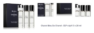 Chanel Bleu De Chanel - EDP náplň 3 x 20 ml 1