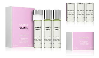 Chanel Chance Eau Fraiche - EDT náplň (3 x 20 ml) 60 ml 3