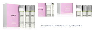 Chanel Chance Eau Fraîche toaletná voda pre ženy 3x20 ml 1