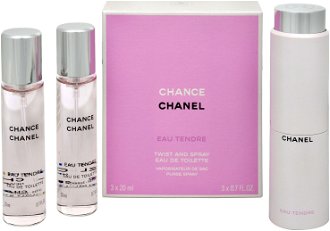 Chanel Chance Eau Tendre - EDT (3 x 20 ml) 60 ml 2