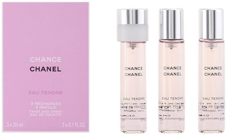 Chanel Chance Eau Tendre - EDT náplň (3 x 20 ml) 60 ml