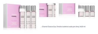 Chanel Chance Eau Tendre toaletná voda pre ženy 3x20 ml 1