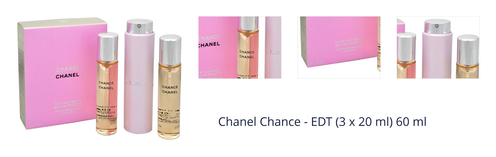 Chanel Chance - EDT (3 x 20 ml) 60 ml 1