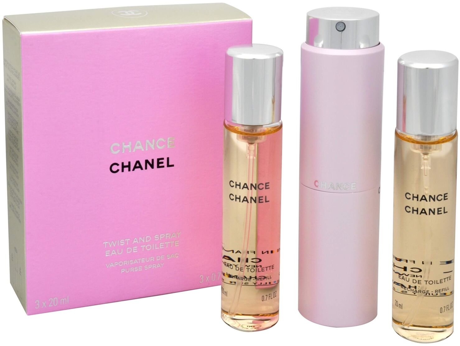 Chanel Chance - EDT (3 x 20 ml) 60 ml 2