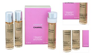 Chanel Chance - EDT - náplň (3 x 20 ml) 60 ml 3