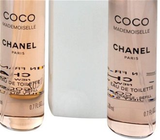 Chanel Coco Mademoiselle - EDT 20 ml (plnitelný flakon) + EDT náplň 2 x 20 ml 60 ml 9