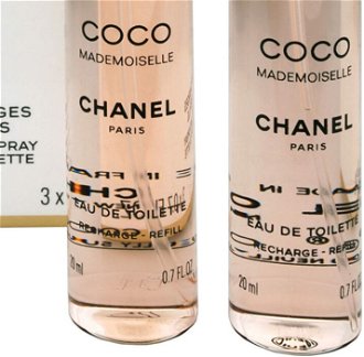 Chanel Coco Mademoiselle - EDT náplň (3 x 20 ml) 60 ml 9