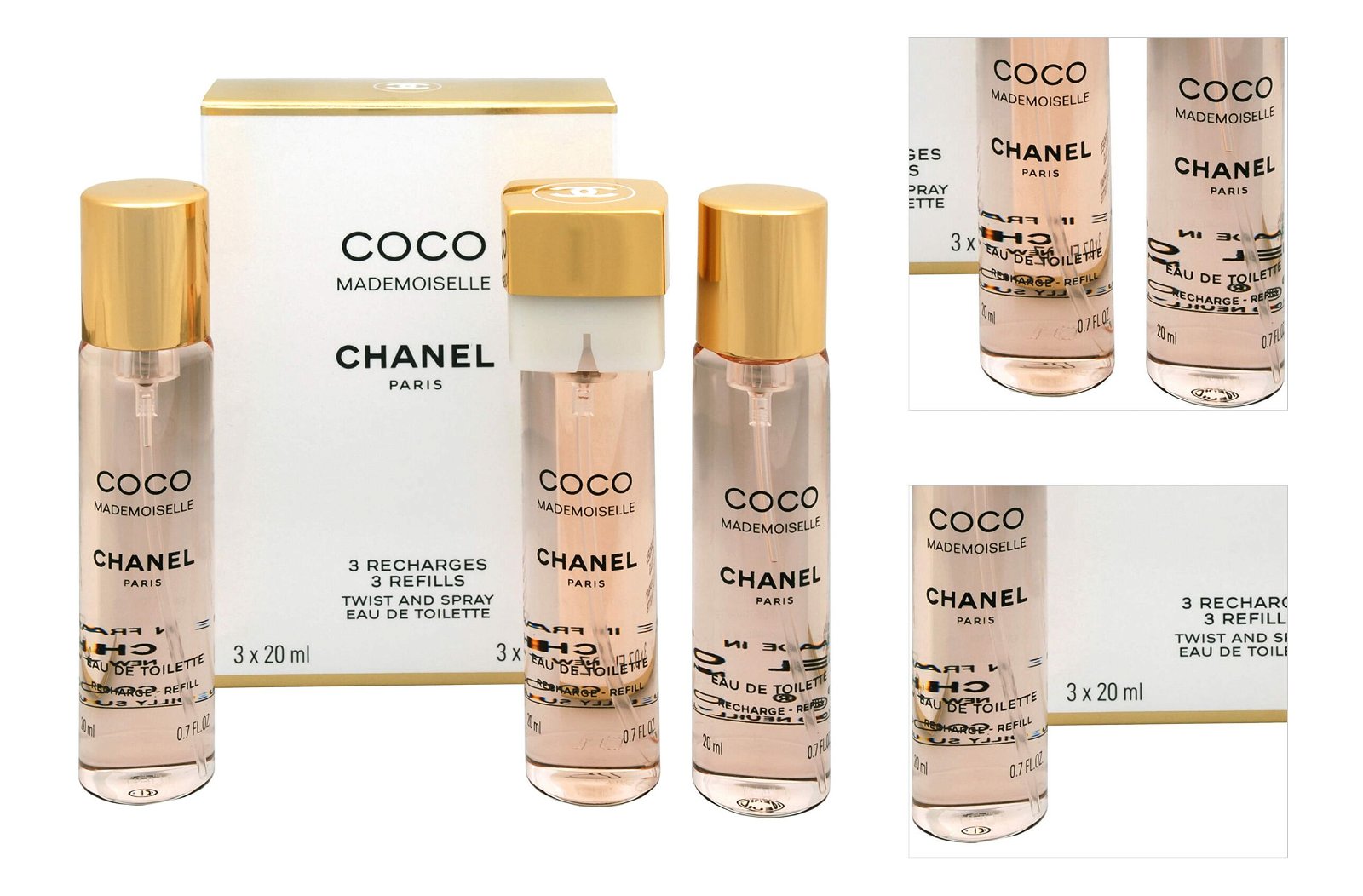 Chanel Coco Mademoiselle - EDT náplň (3 x 20 ml) 60 ml 8