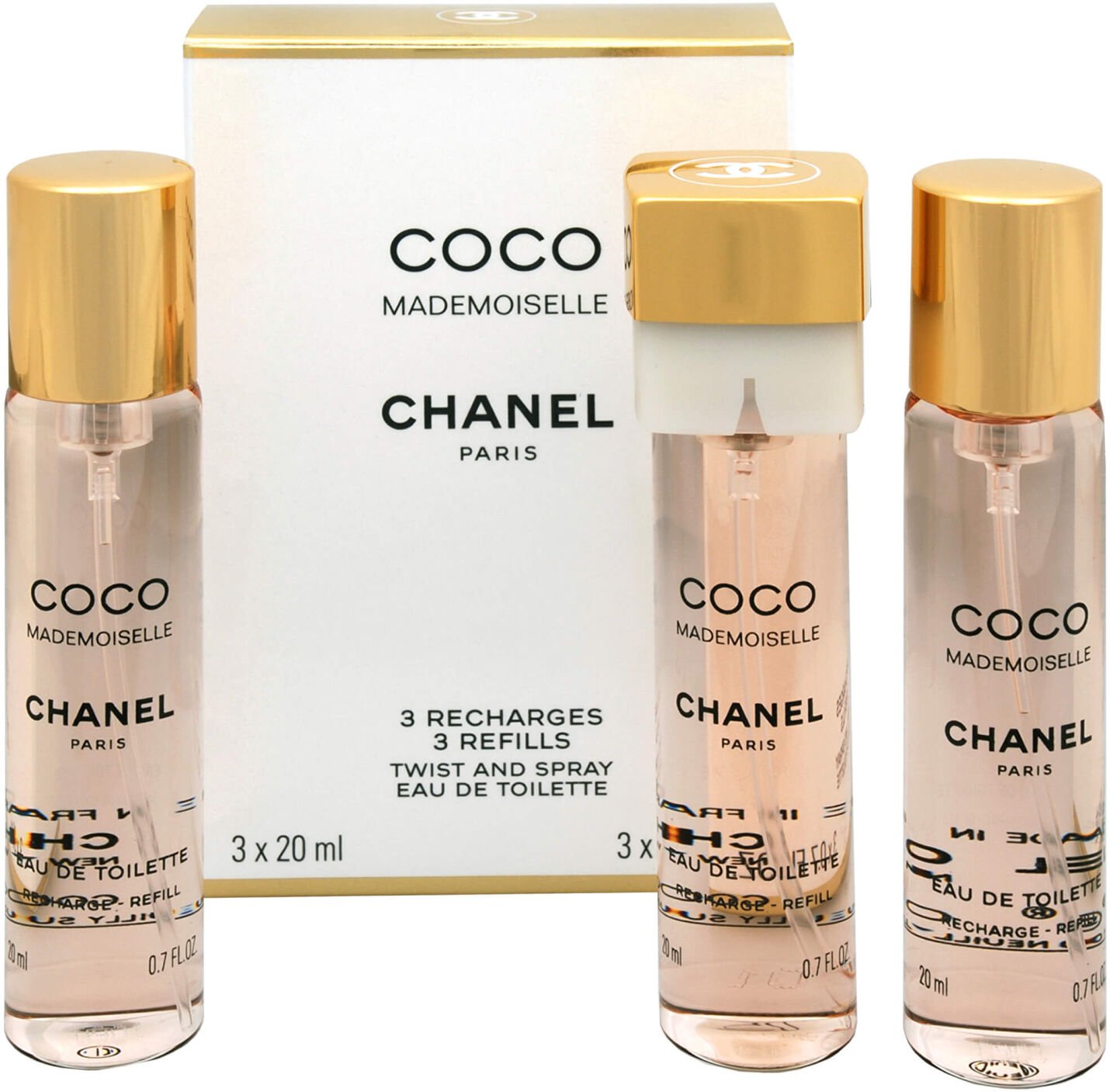 Chanel Coco Mademoiselle - EDT náplň (3 x 20 ml) 60 ml 2
