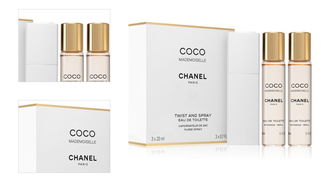 Chanel Coco Mademoiselle toaletná voda pre ženy 3x20 ml 4