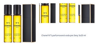 Chanel N°5 parfumovaná voda pre ženy 3x20 ml 1