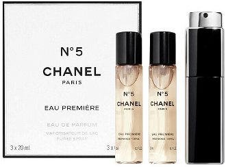 Chanel No. 5 Eau Premiere - parfémová voda s rozprašovačem (3 x 20 ml) 60 ml