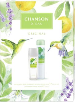 Chanson D`Eau Original - deodorant s rozprašovačem 75 ml + deodorant ve spreji 200 ml