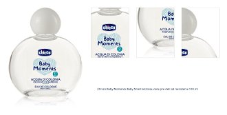 Chicco Baby Moments Baby Smell kolínska voda pre deti od narodenia 100 ml 1