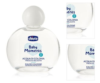 Chicco Baby Moments Refreshing and Delicate kolínska voda pre deti od narodenia 100 ml 3