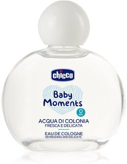 Chicco Baby Moments Refreshing and Delicate kolínska voda pre deti od narodenia 100 ml 2