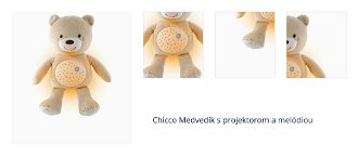 Chicco Medvedík s projektorom a melódiou,CHICCO Medvedík uspávačik s projektorom a hudbou Baby Bear First Dreams - neutral béžová 0m+ 1
