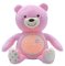 Chicco medvedík s projektorom ružová,CHICCO Medvedík uspávačik s projektorom a hudbou Baby Bear First Dreams - ružová 0m+
