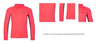 Children's functional thermal underwear Kilpi WILLIE-J leather 1