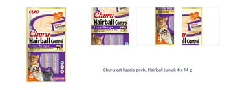 Churu cat lízacia poch. Hairball tuniak 4 x 14 g 1