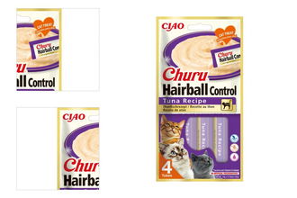 Churu cat lízacia poch. Hairball tuniak 4 x 14 g 4