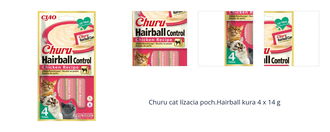 Churu cat lízacia poch.Hairball kura 4 x 14 g 1