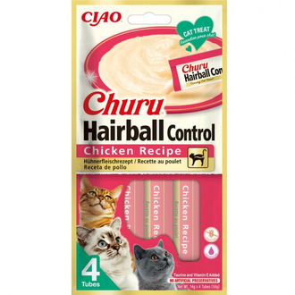 Churu cat lízacia poch.Hairball kura 4 x 14 g