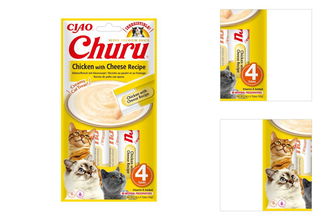 Churu cat lízacia pochúťka kura so syrom 4 x 14 g 3