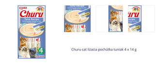 Churu cat lízacia pochúťka tuniak 4 x 14 g 1