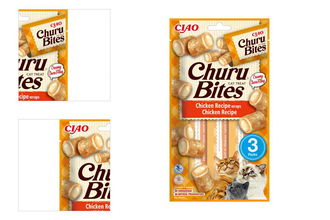 Churu cat pochúťka Bites wraps kura 3 x 10 g 4