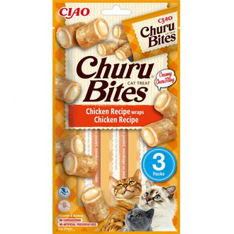 Churu cat pochúťka Bites wraps kura 3 x 10 g