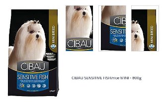 CIBAU SENSITIVE FISH/rice MINI - 800g 1