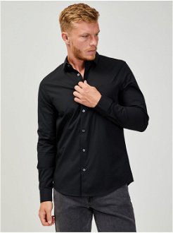 Čierna pánska košeľa Calvin Klein Jeans