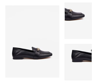 Čierne dámske kožené mokasíny Michael Kors Tiffanie Loafer 3