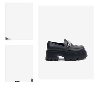 Čierne dámske kožené mokasíny Steve Madden Motoride Loafer 4