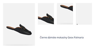 Čierne dámske mokasíny Geox Palmaria 1