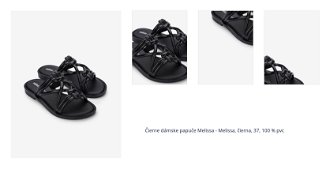 Čierne dámske papuče Melissa 1