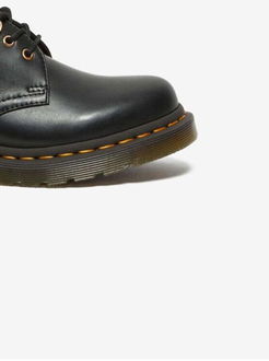 Čierne dámske poltopánky Dr. Martens Vegan 1461 9