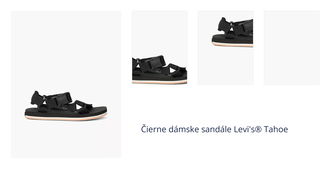 Čierne dámske sandále Levi's® Tahoe 1