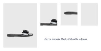 Čierne dámske šľapky Calvin Klein Jeans 1