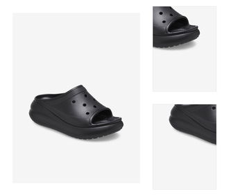 Čierne dámske šľapky Crocs Crush Slide 3