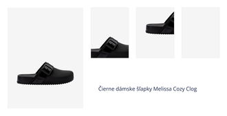 Čierne dámske šľapky Melissa Cozy Clog 1