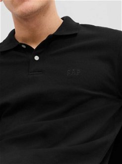 Čierne pánske polo tričko GAP 5