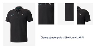 Čierne pánske polo tričko Puma MAPF1 1