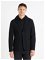Čierne pánske sako s kapucňou Celio Fublaz