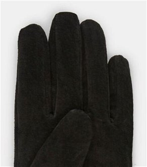 Čierne semišové rukavice Pieces Nellie 6