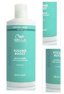 Číra maska pre objem Wella Professionals Invigo Volume Boost Clear Treat Crystal Mask - 500 ml (99350170012) + darček zadarmo 3