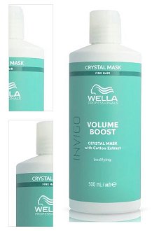 Číra maska pre objem Wella Professionals Invigo Volume Boost Clear Treat Crystal Mask - 500 ml (99350170012) + darček zadarmo 4