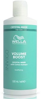 Číra maska pre objem Wella Professionals Invigo Volume Boost Clear Treat Crystal Mask - 500 ml (99350170012) + darček zadarmo 2